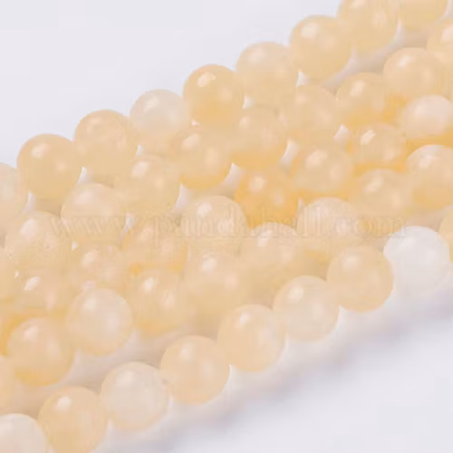 Jade lemon chiffon 6mm