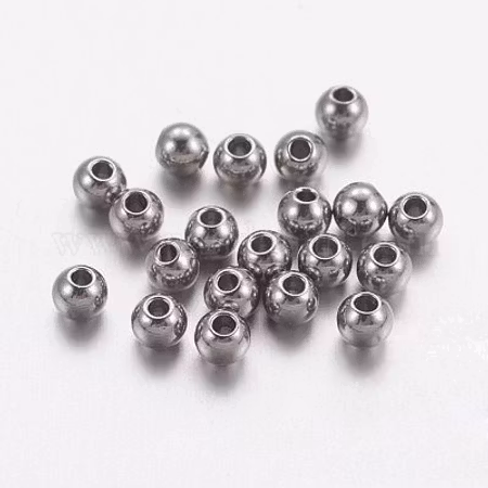 Rostfri pärla 3mm 100st