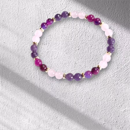 Lila lila lila jade armband