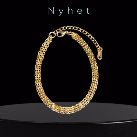 Armband 18k pvd pläterat