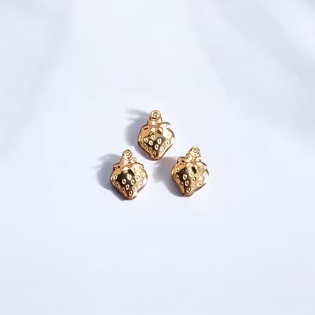 Jordgubbe guld 15mm 1st