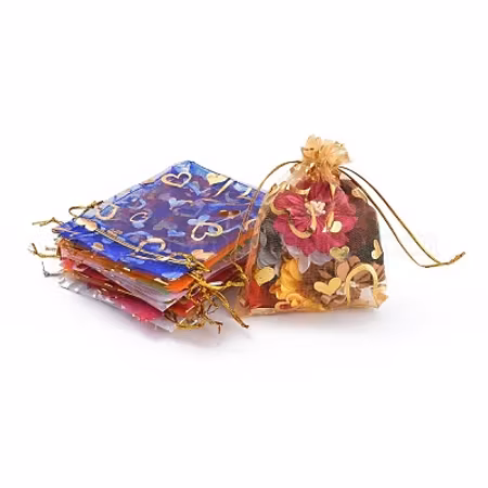 Förvaringspåse 9x7cm färgmix 10st