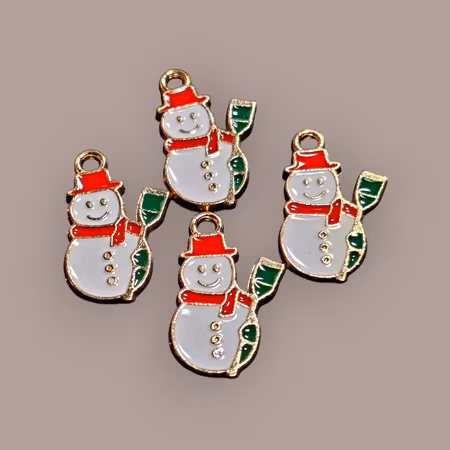 Berlock snögubbe 3st