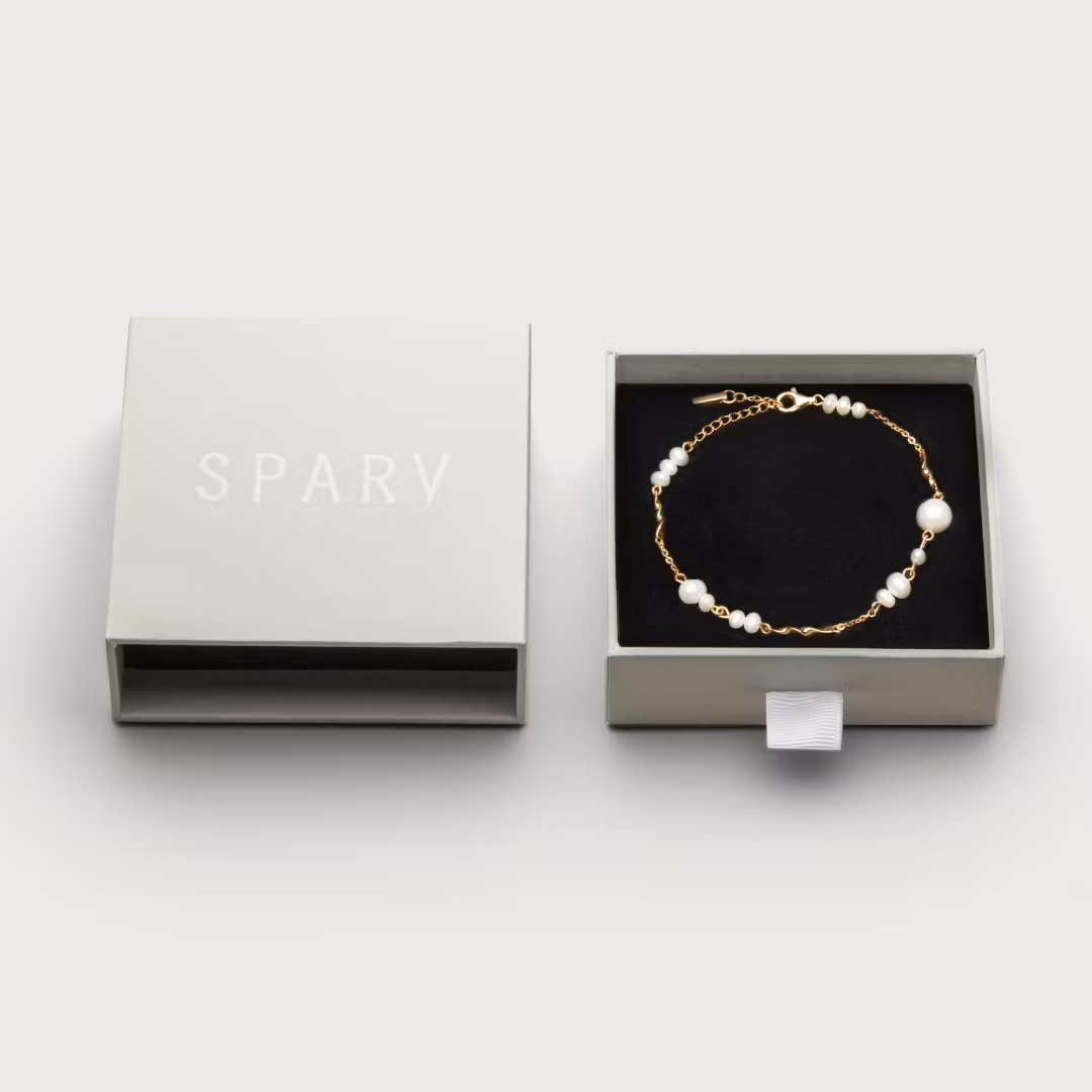 Cream armband