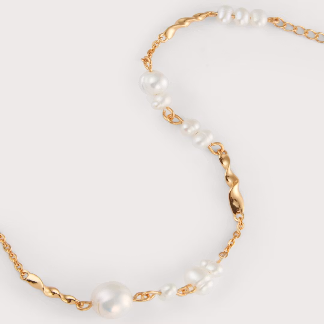 Cream armband