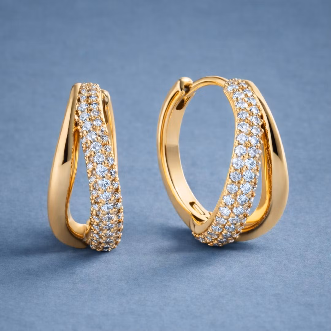 All Set Hoops øredobber