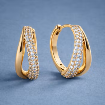 All Set Hoops øredobber