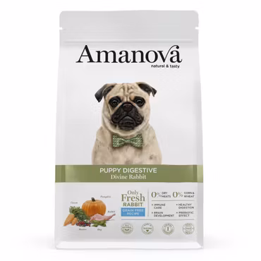 Amanova Puppy Digestive All Breeds Rabbit & Pumpkin