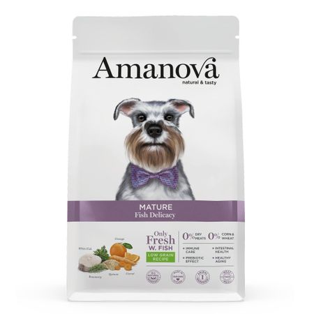 Amanova Mature All Breeds White Fish & Quinoa