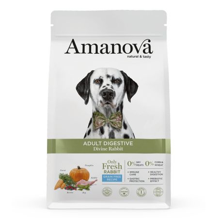 Amanova Adult Digestive All Breeds Rabbit & Pumpkin