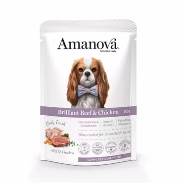 Blötfoder Amanova Brilliant Beef & Chicken