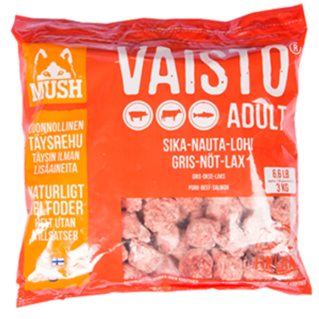 Vaisto® Röd GRIS-NÖT-LAX 3kg