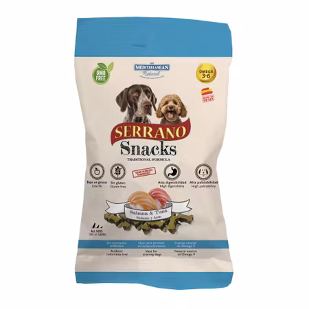 Serrano Snack Dog Salmon & Tuna 100g