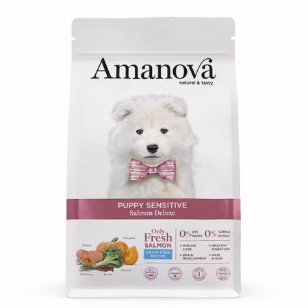 Amanova Dog Puppy Sensitive Salmon & Pumpkin GF 2 kg