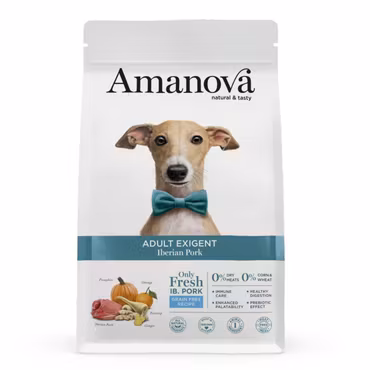 Amanova Dog Adult Exigent Iberian Pork & Pumpkin
