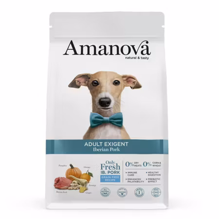 Amanova Dog Adult Exigent Iberian Pork & Pumpkin