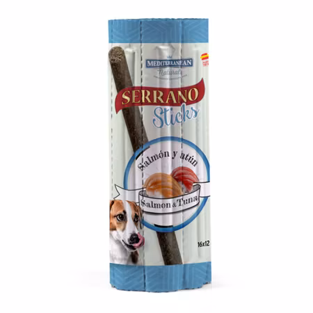 Serrano Dog Sticks Salmon & Tuna 16st