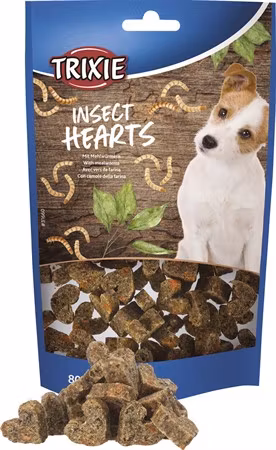 Insect Hearts med mjölmask, 80 g