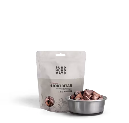 Sund Hund Frystorkade Hjortbitar 60g