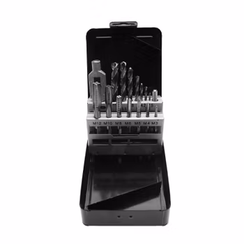 Tap & Drill Kit, M 3 - M 12 + tillhörande borr