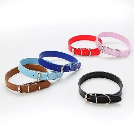 Läderhalsband MIX