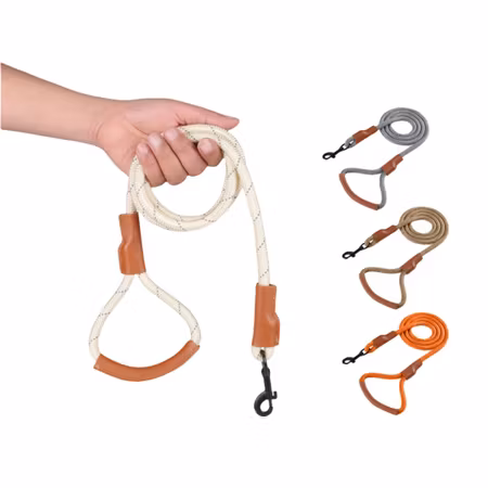 Koppel Reflex med Läder handtag 150 cm