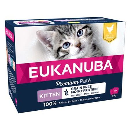 EUKANUBA Kitten Grain Free Chicken Paté