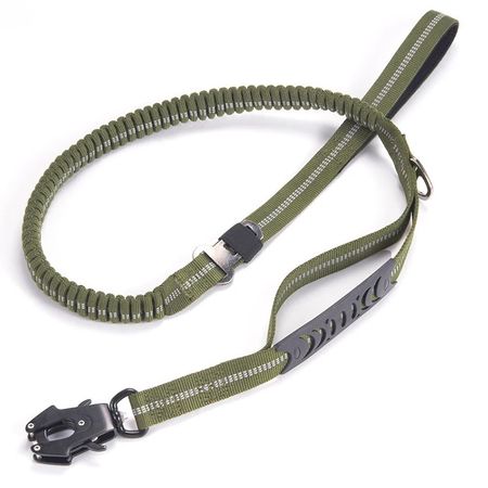K9 Heavy Duty Taktiskt Stretch Hundkoppel