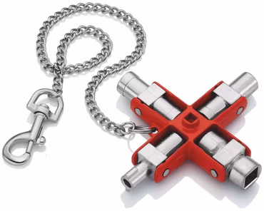 KNIPEX Universalnyckel för vanliga skåp- och avstängningssystem 90 mm
