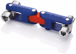 KNIPEX Apparatskåpsnyckel "DoubleJoint" 62 mm