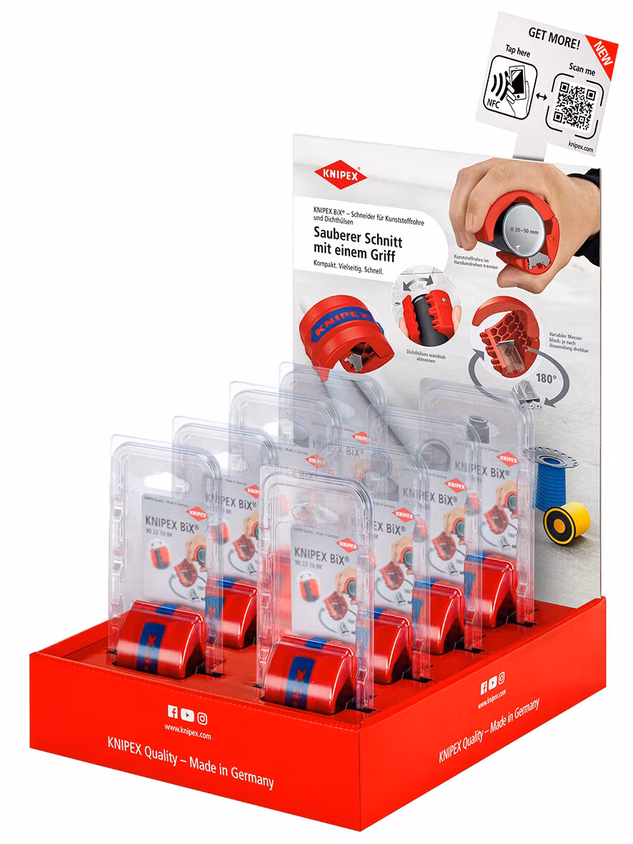 KNIPEX Försäljningsdisplay 8 x 902210BK