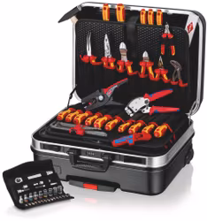 KNIPEX Vertygsväska "BIG Basic Move" ElektroPlus inkl. 27 st tänger/68 delar