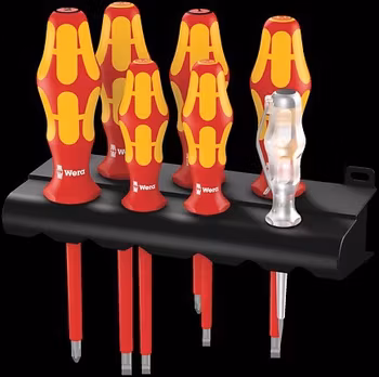 WERA 160i/165i/7 Rack Screwdriver set Kraftform Plus