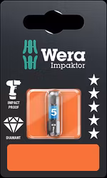 840/1 IMP DC Hex-Plus SW 4,0 x 25 mm SB Bits for hex socket screws, Impact 840/1 IMP DC 1 x 4,0x25;