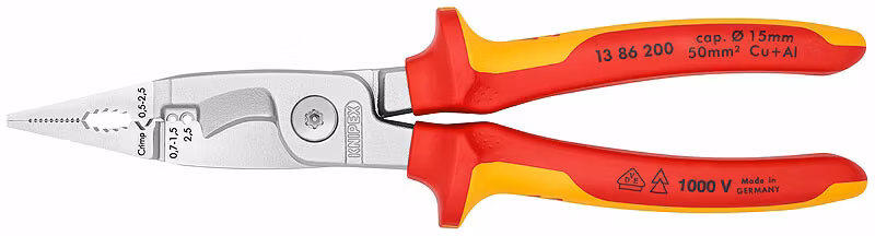 KNIPEX Elinstallationstång 200 mm