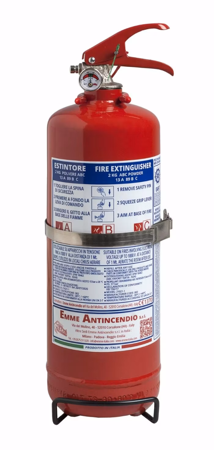 EMME Brandsläckare Pulver 13A 89 B C 2kg