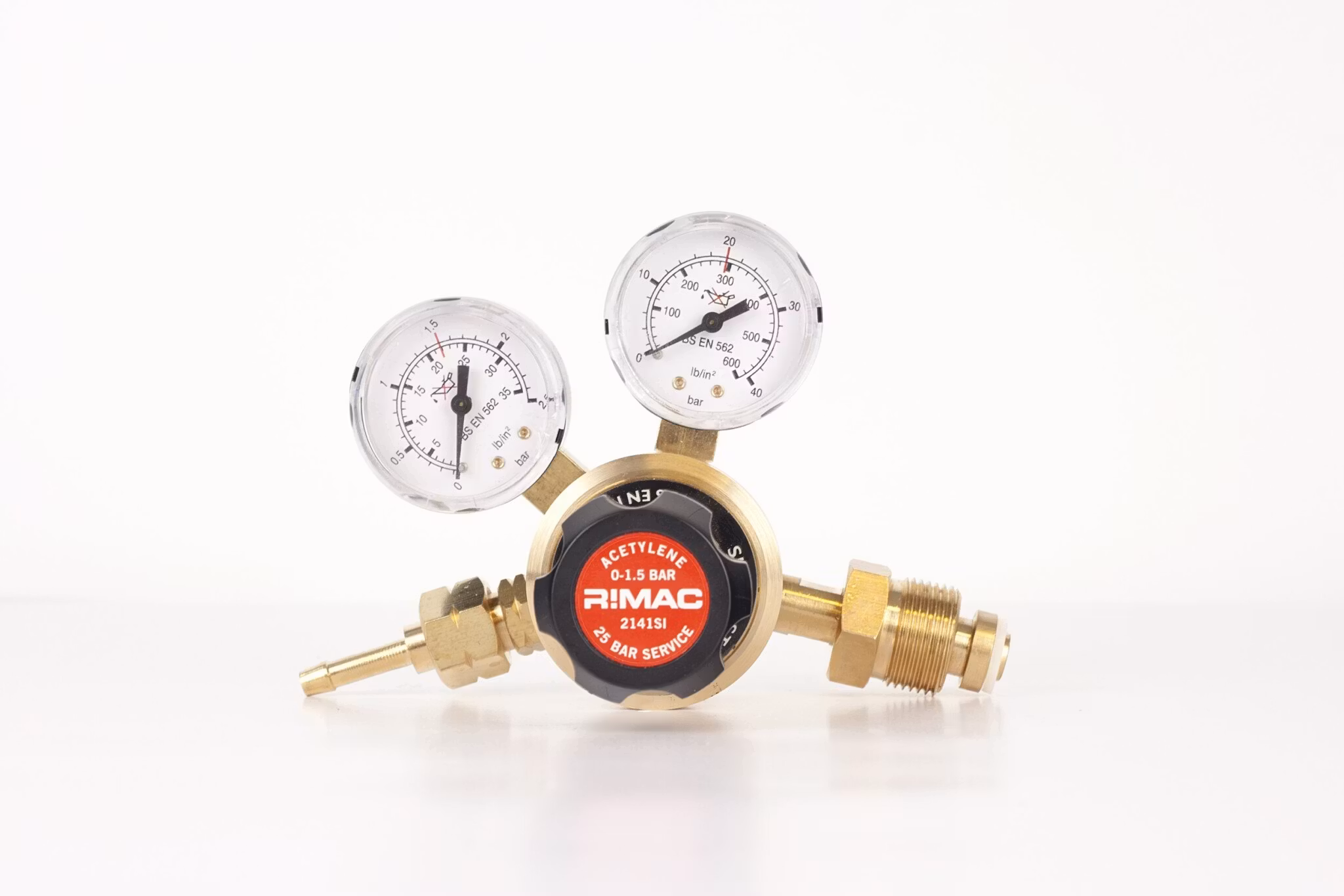 R!MAC Gasregulator Acetylene Max arb.tryck 1,5 bar
