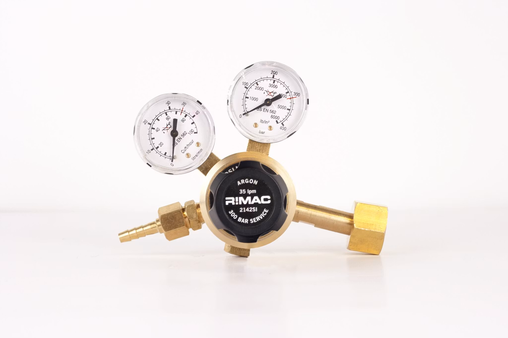 R!MAC Gasregulator Mix  Argon/Co2 Max.gasflöde 35L/min