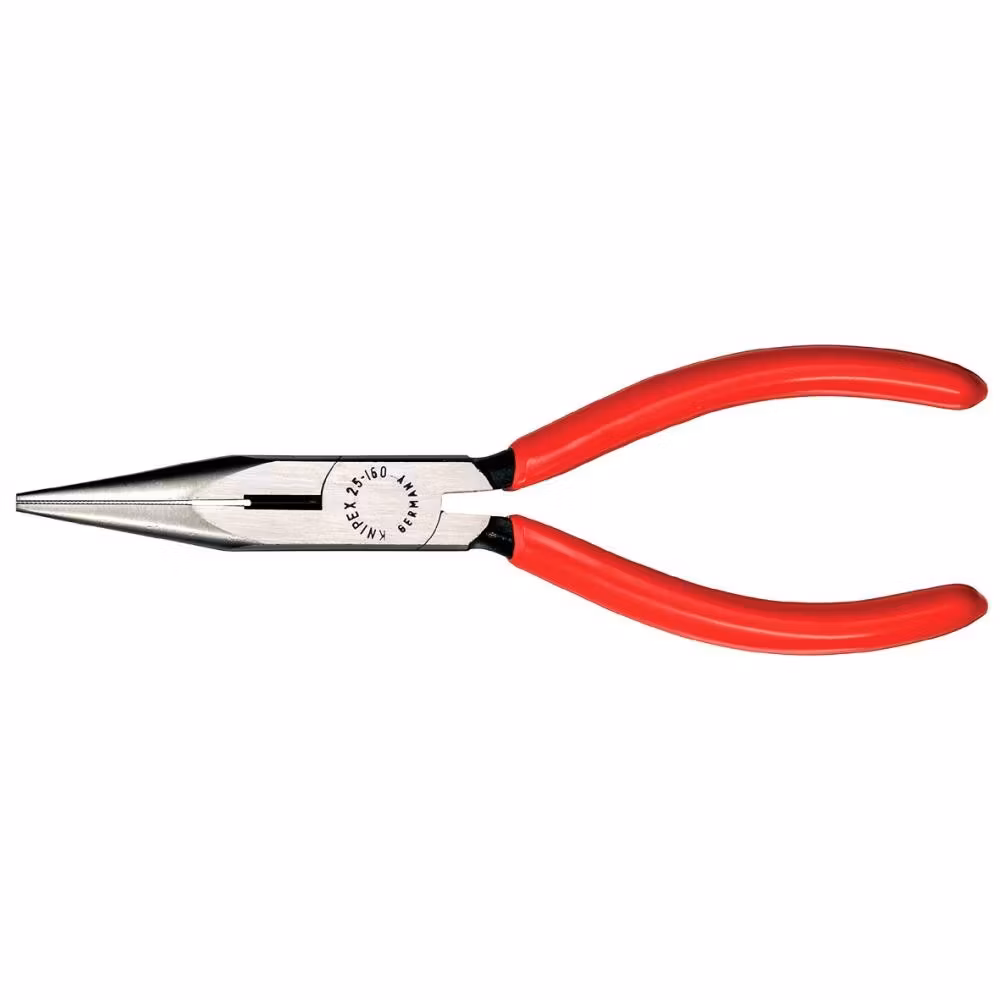 KNIPEX Fläcktång med flata, runda käftar och skär 160 mm