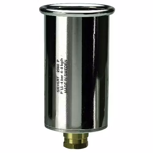 SIEVERT PRO 88 Brännare, rostfritt stål, Ø 34 mm, 1000 g/h 2 bar, 1900 g/h 4 bar