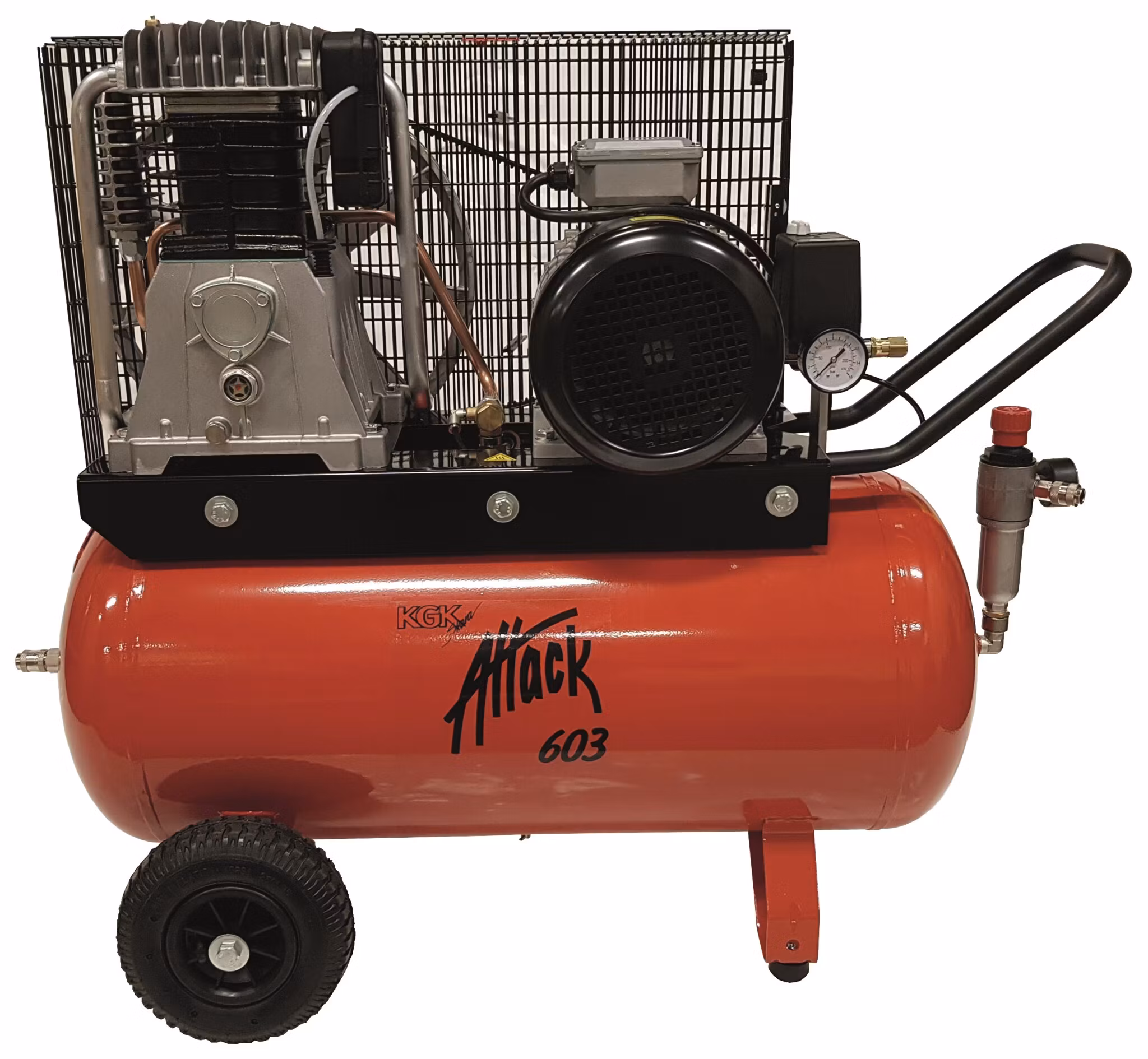 Kompressor 5,5 Hk,480L/min,90L tank, 400V