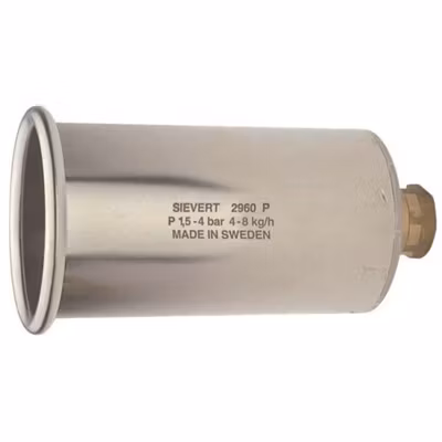 SIEVERT PRO 88 Kraftbrännare, rostfritt stål, Ø 60 mm, 5300 g/h 2 bar,  8250 g/h 4 bar