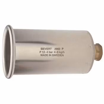 SIEVERT PRO 88 Kraftbrännare, rostfritt stål, Ø 60 mm, 5300 g/h 2 bar,  8250 g/h 4 bar