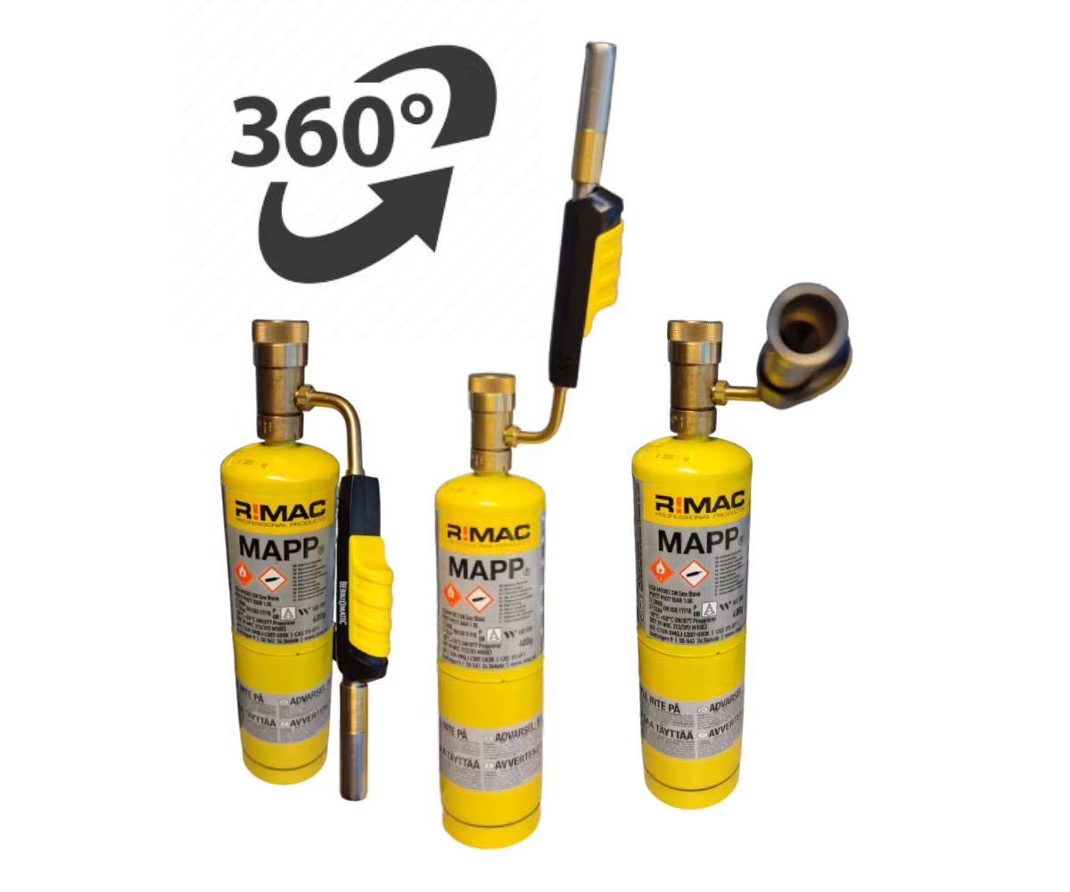 TS 799 Mappbrännare + 1 Mappgasflaska i box