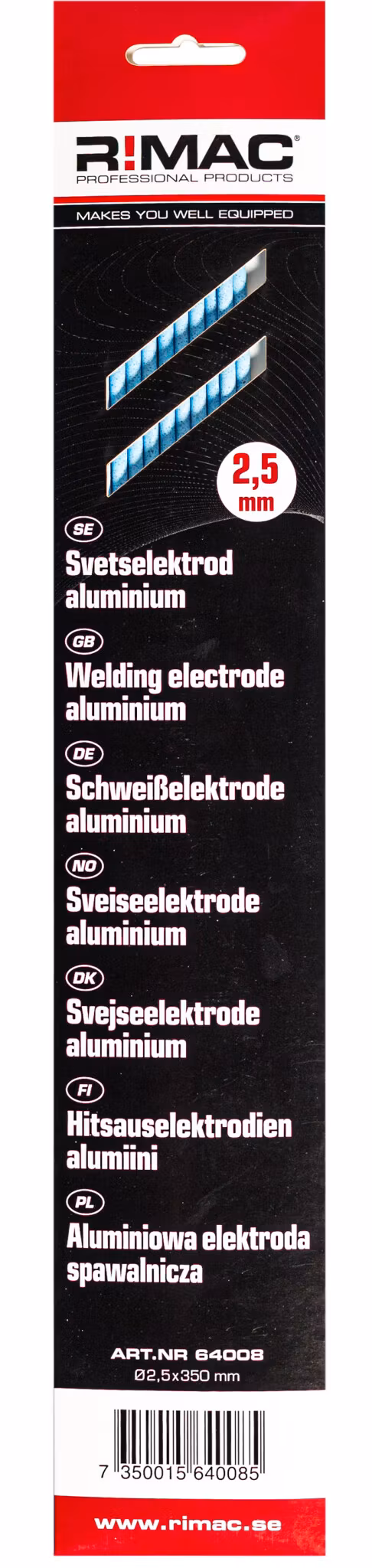 RIMAC SB-pac Svetselektrod aluminium AL105-2,5x10st