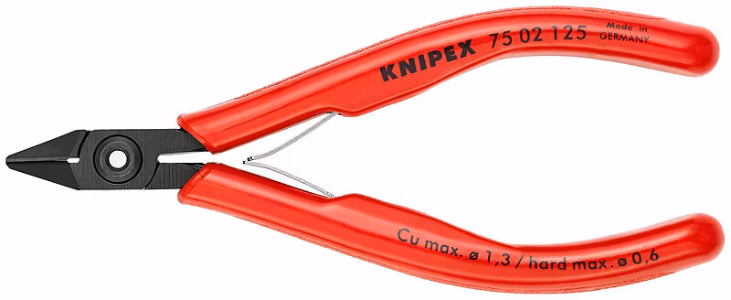 KNIPEX Elektroniksidavbitare 125 mm
