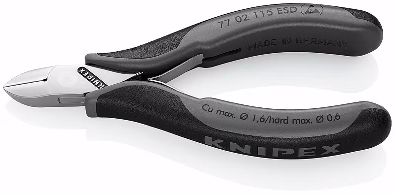 KNIPEX Sidavbitare m fjäder 115mm