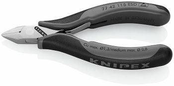 KNIPEX Sidavbitare m fjäder ESD 115mm