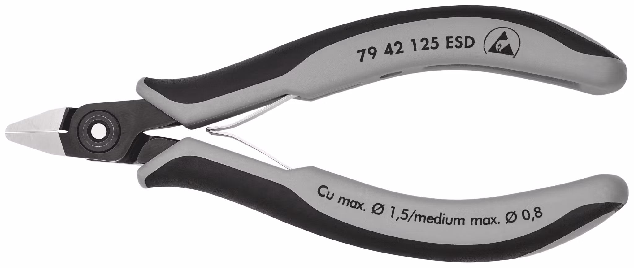 KNIPEX Elektroniksidavbitare ESD 125mm