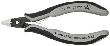 KNIPEX Elektroniksidavbitare ESD 125mm